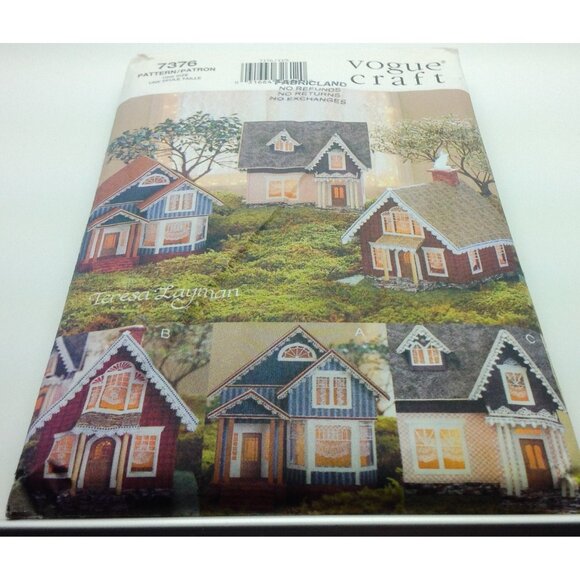 Vogue Craft 7376 Miniature Victorian Village No Sew Optional Lighting - Picture 1 of 2